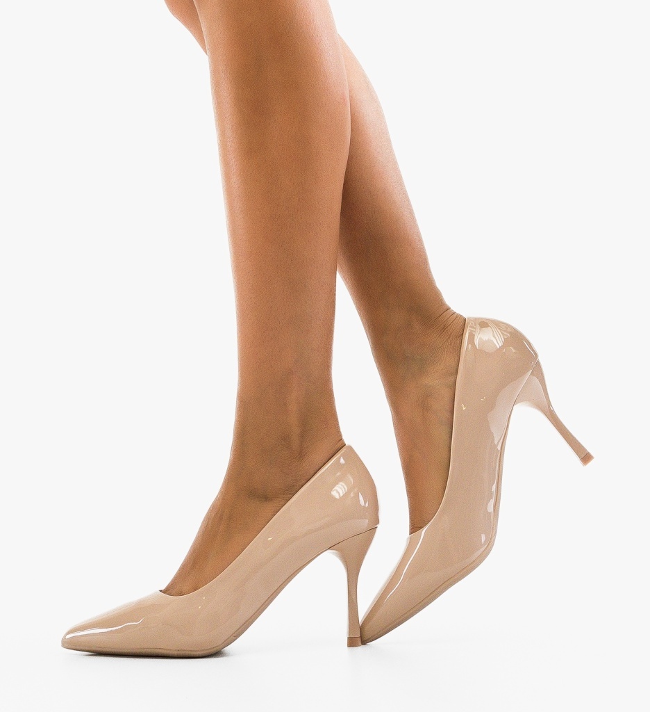 Pantofi Stiletto Dama Kas Nude - Eleganță Supremă - imagine 3