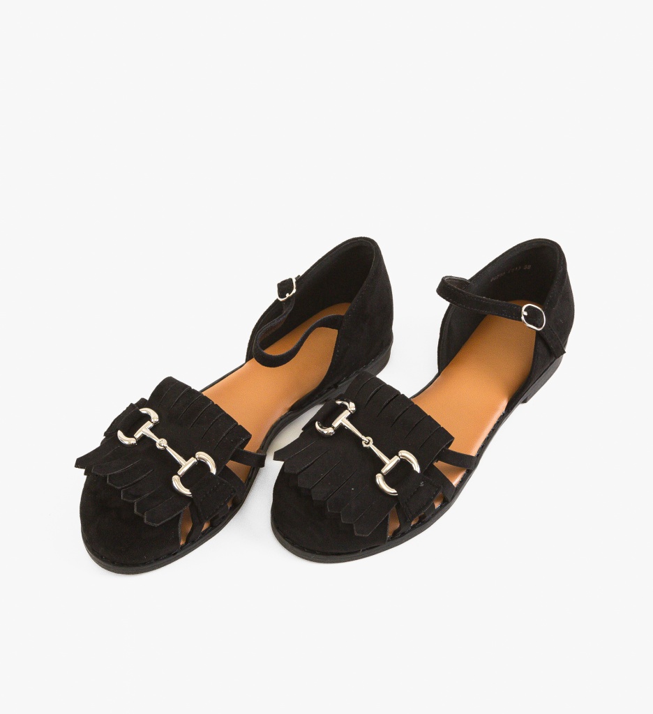 Sandale Dama Rafalia Negre - Eleganță și Confort - imagine 4