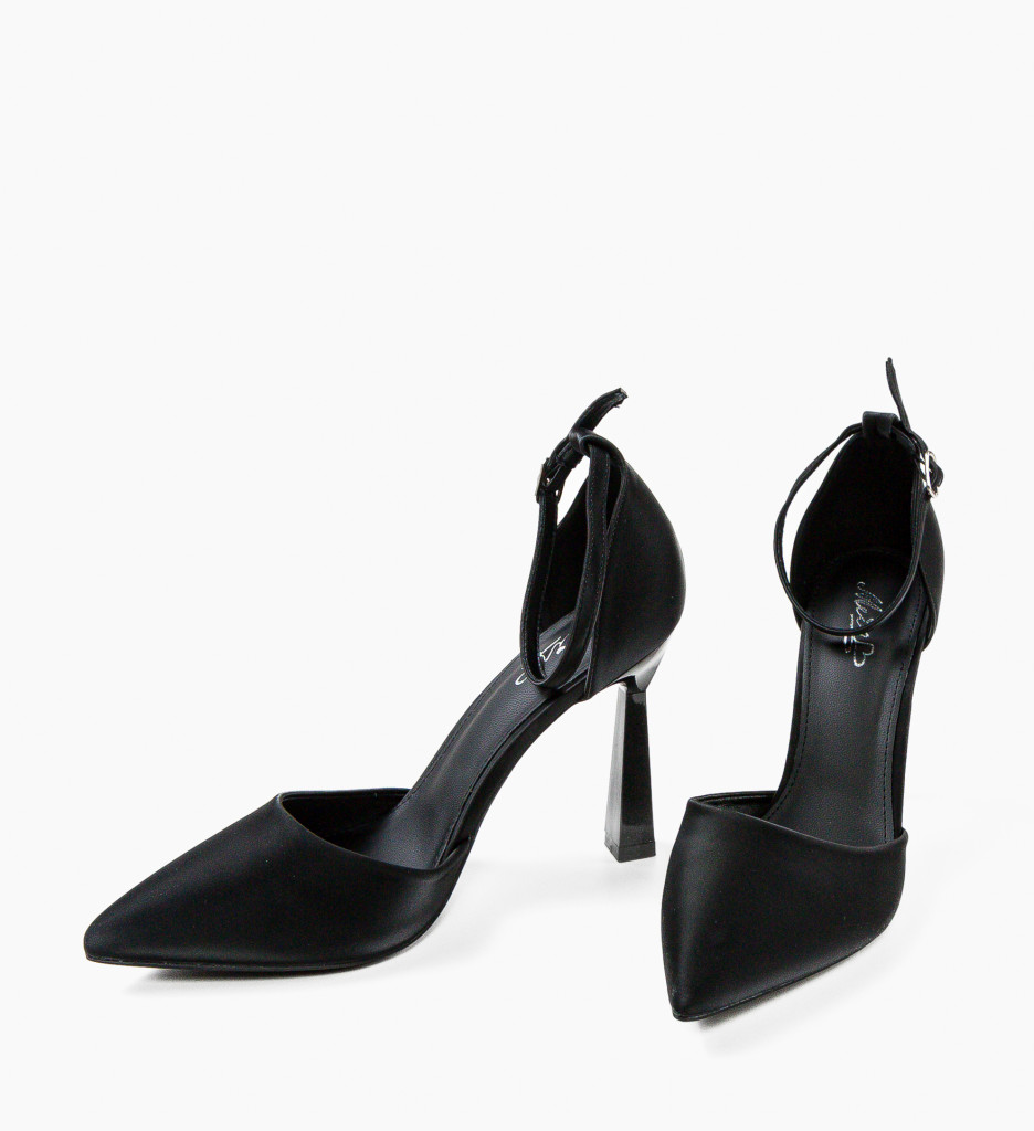 Pantofi Dama Trypho Negri cu Toc Elegant - imagine 8