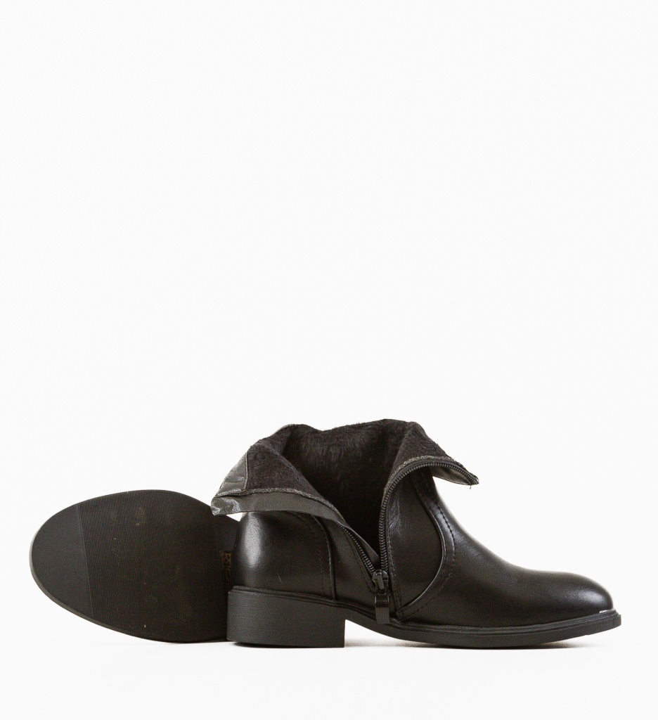 Ghete Dama Piele Negre | Stil si Confort - imagine 8