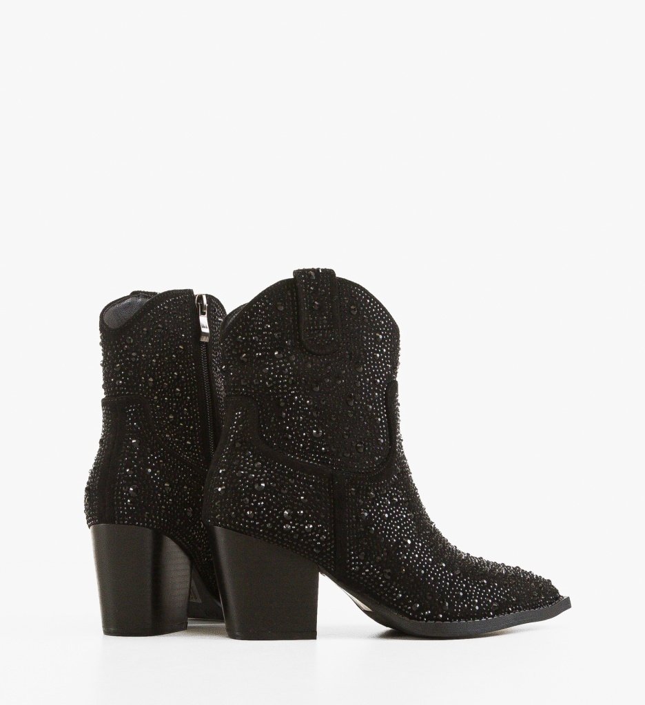 Botine Dama Philis Negre - Eleganță și Stil - imagine 2