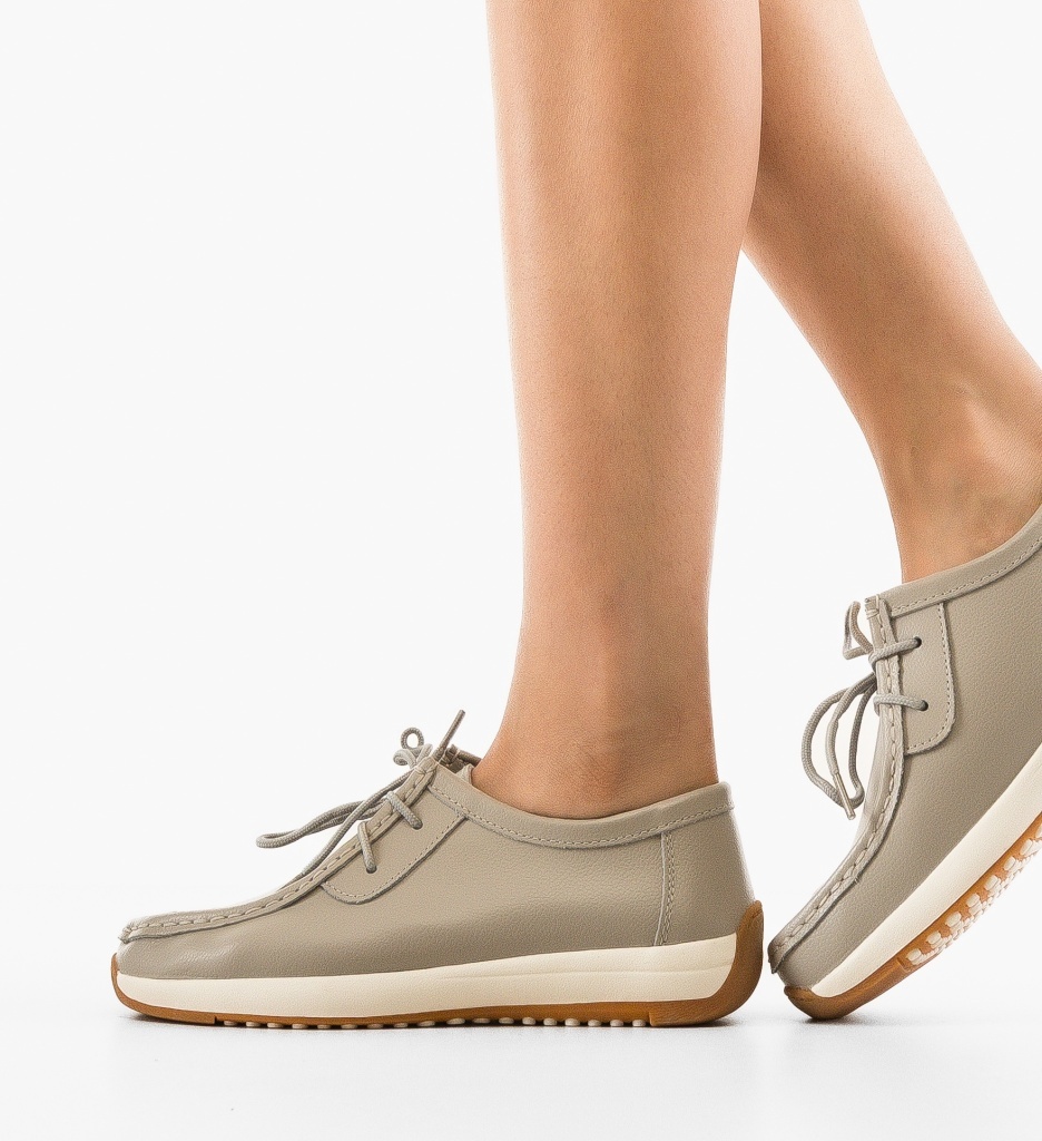 Pantofi Casual Zackary Gri - Confort și Stil - imagine 2