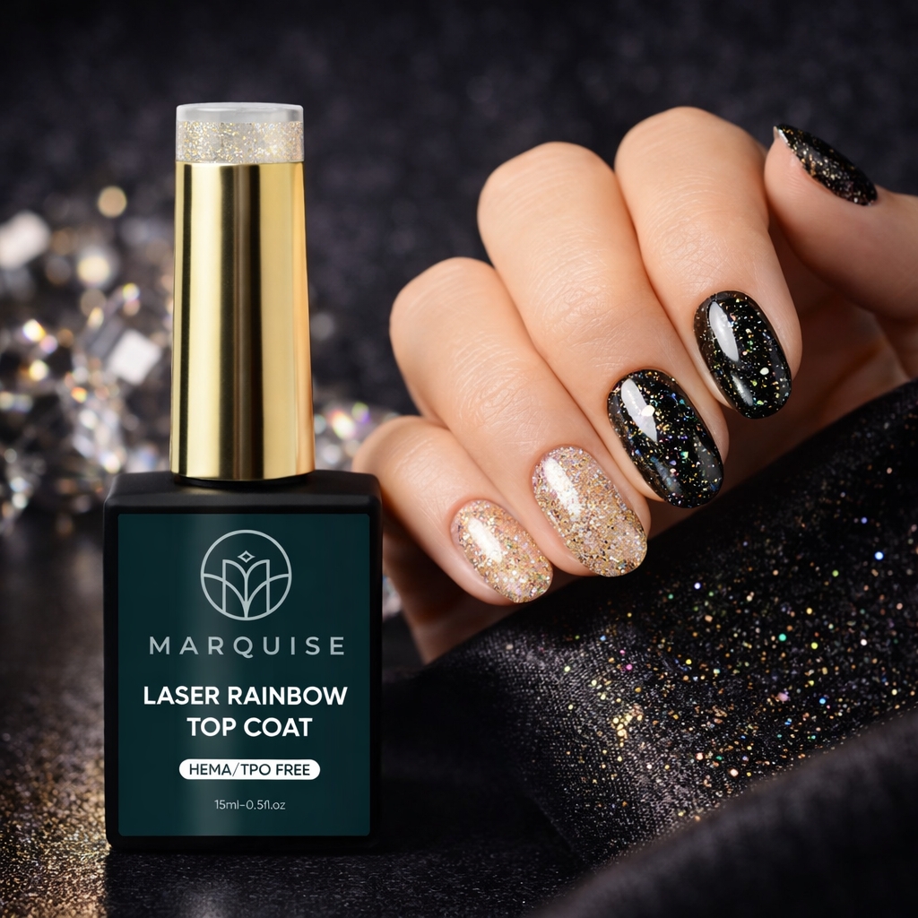 Top Coat Laser Rainbow Marquise 15ml - imagine 2