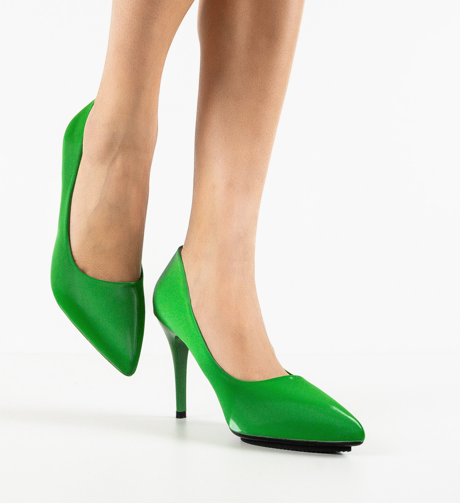 Pantofi Toc Lepye Verzi - Eleganță Asigurată - imagine 2