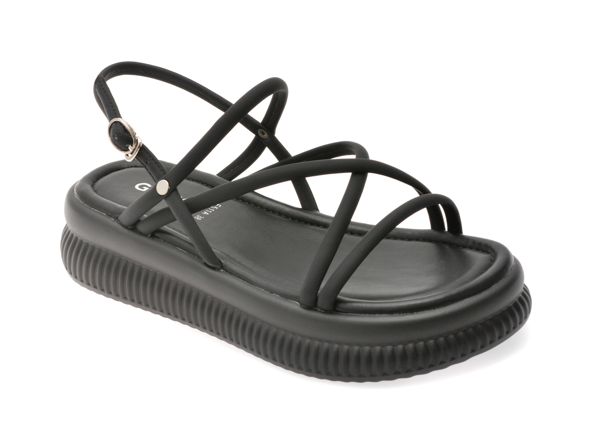 Sandale Gryxx Negre Piele Ecologică - Eleganță și Confort