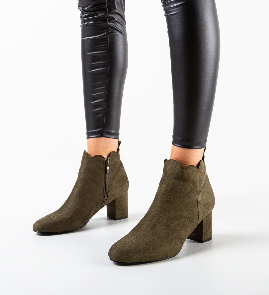 Botine Navarro Verzi Dama | Stil Urban - imagine 2