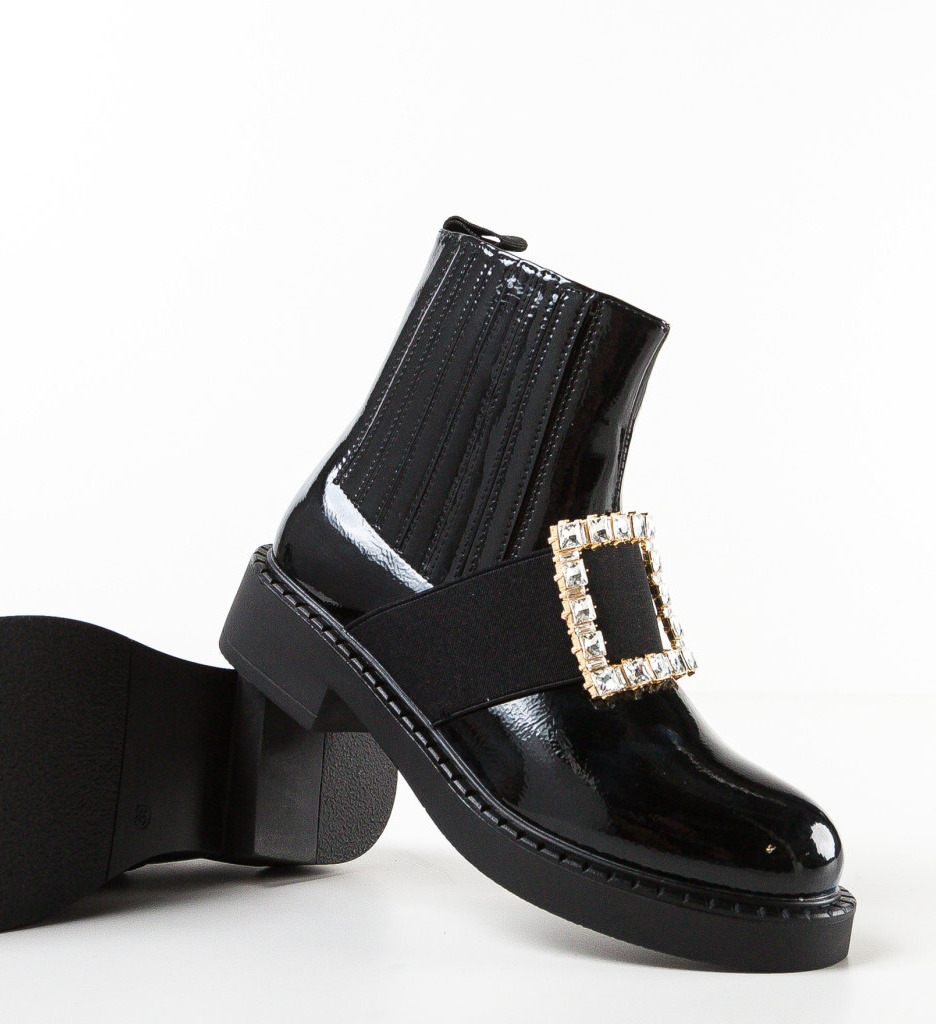 Ghete Dama Diaman Negre | Stil și Eleganță - imagine 7