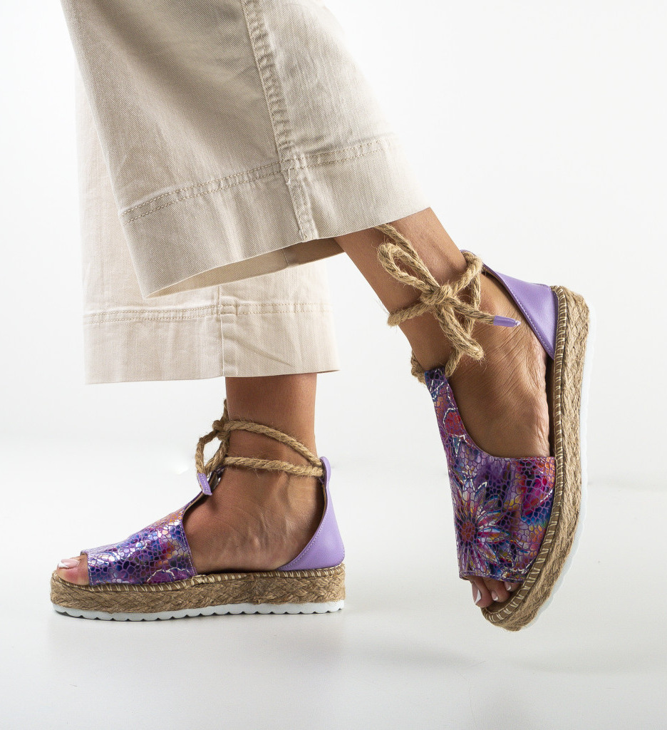 Sandale Lemira Mov - Elegante si Confortabile - imagine 3