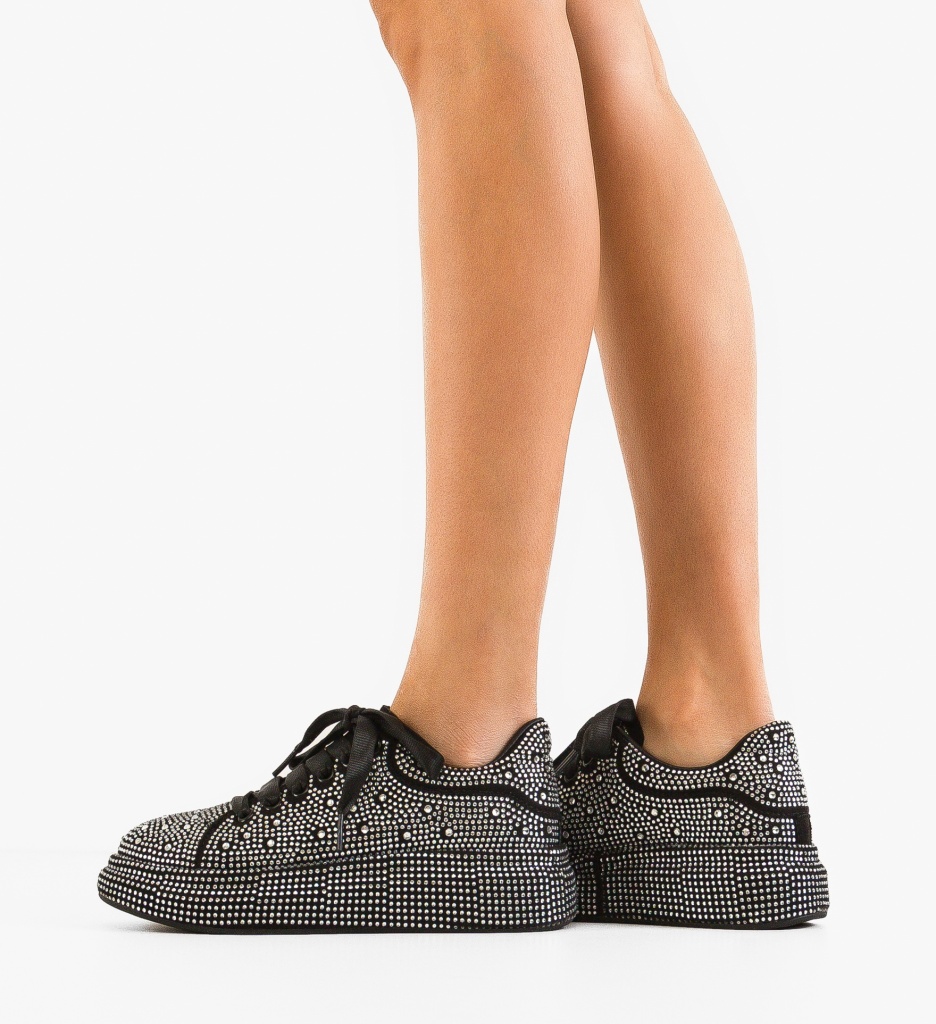 Sneakers Yasery Negri - Confort și Stil Urban - imagine 3