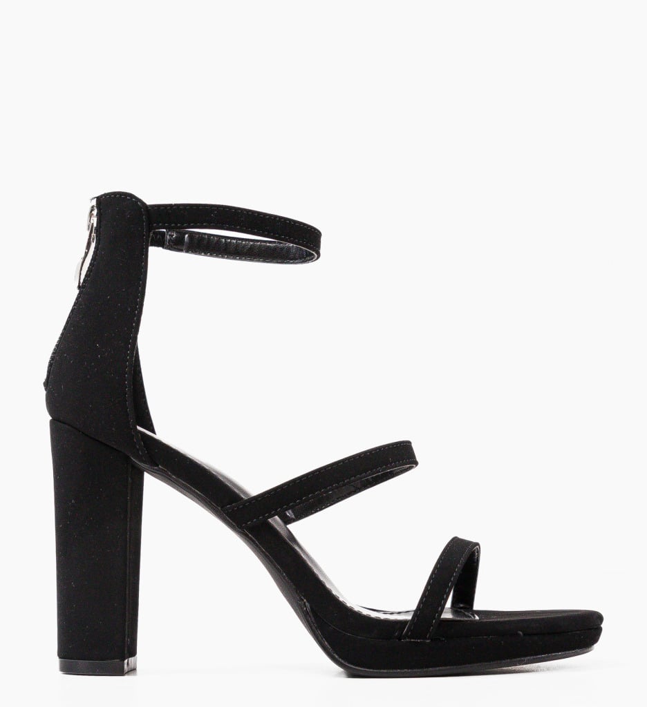 Sandale Toc Ruger Negre - Stil și Eleganță - imagine 7