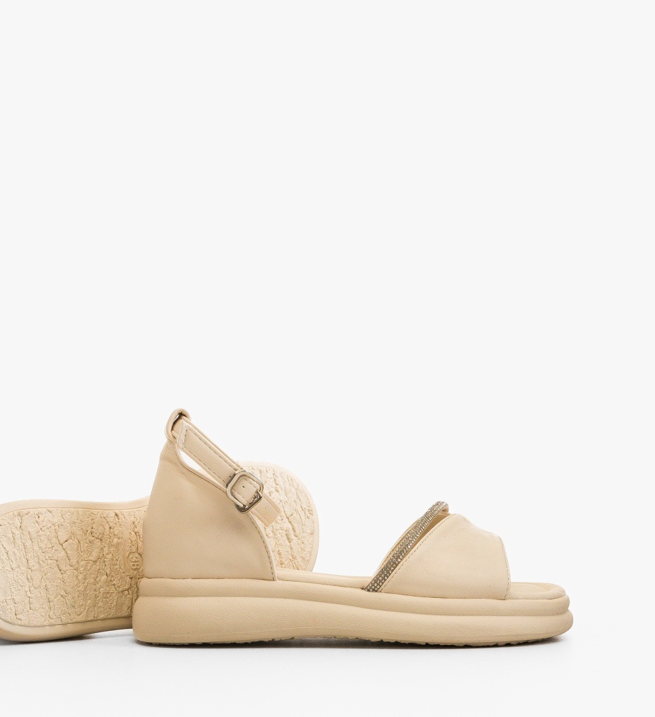 Sandale Dama Chandra Bej | Elegante și Confortabile - imagine 4