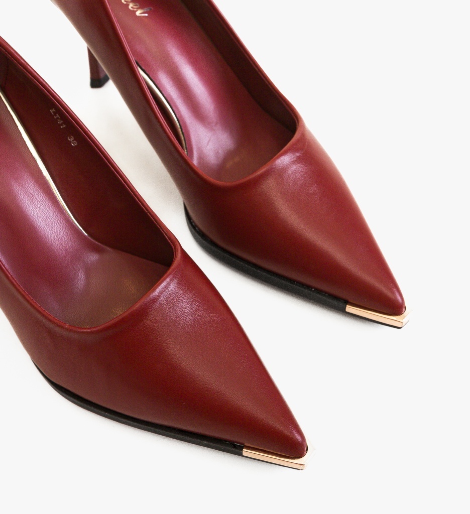 Pantofi dama Bilma Grena eleganți - imagine 6
