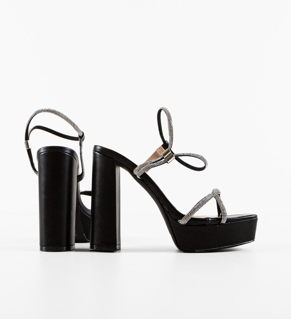 Sandale Toc Miran Negre - Eleganță și Stil - imagine 7