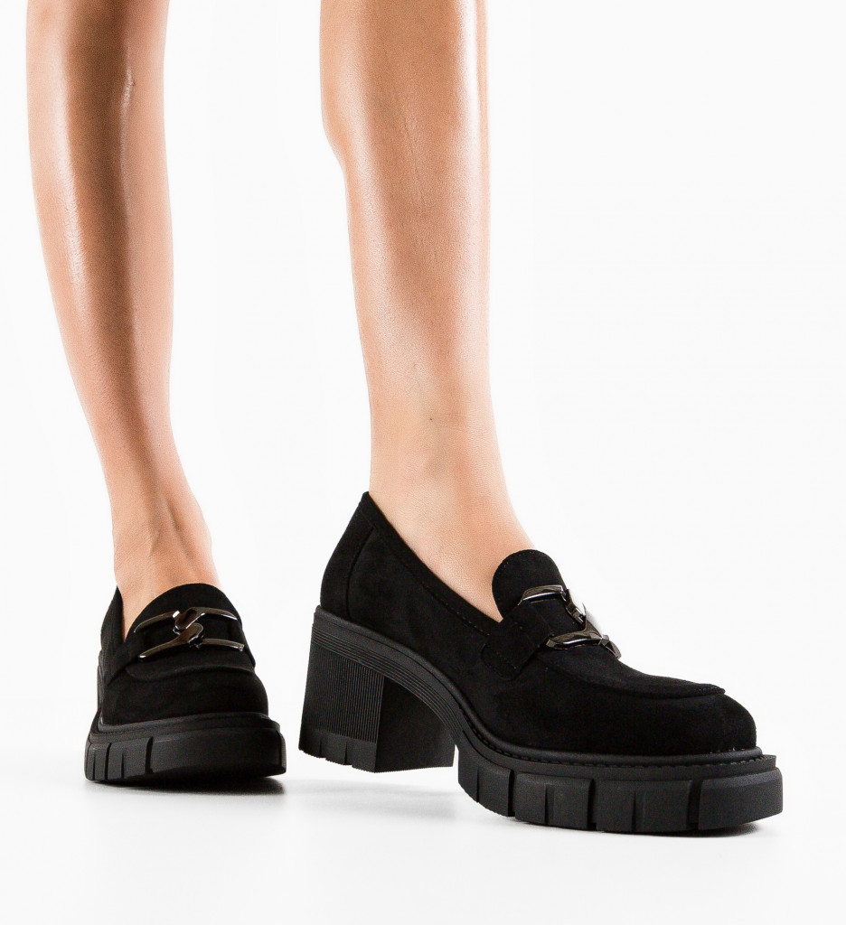 Pantofi Casual Akein Negri - Confort și Stil
