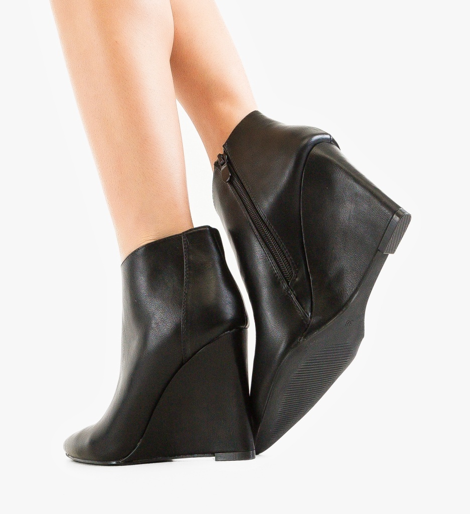Botine Dama Patton Negre - Stil și Confort - imagine 5