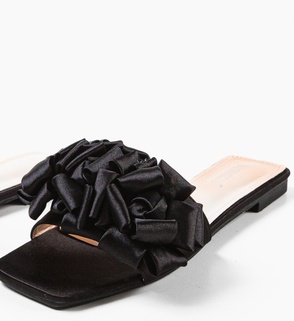 Sandale Dama Ozai Negre - Confort Zilnic - imagine 5