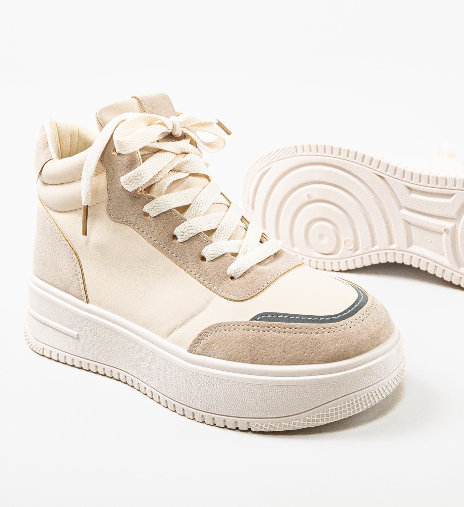Sneakers Dama Sedio Bej | Confort și Stil