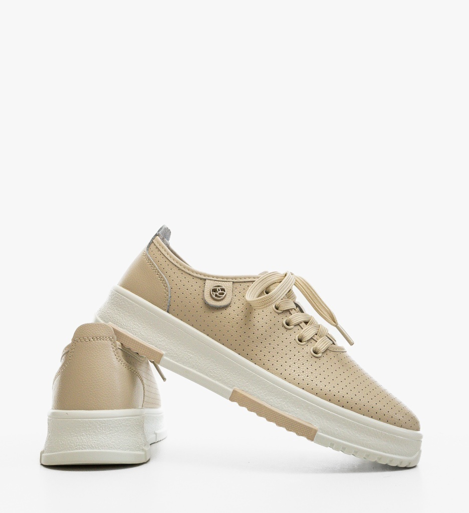 Pantofi Casual Ygrysha Bej | Confort & Stil - imagine 5