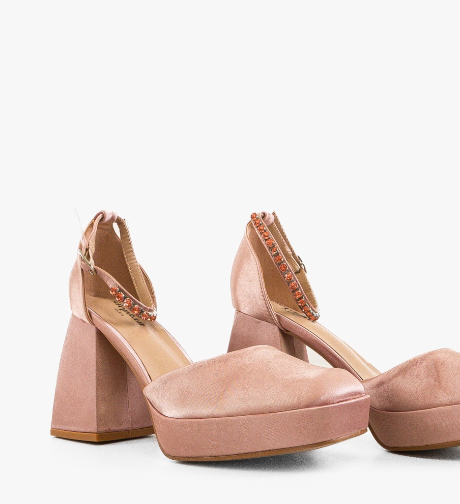 Pantofi Dama cu Toc Roz | Eleganță și Stil - imagine 6