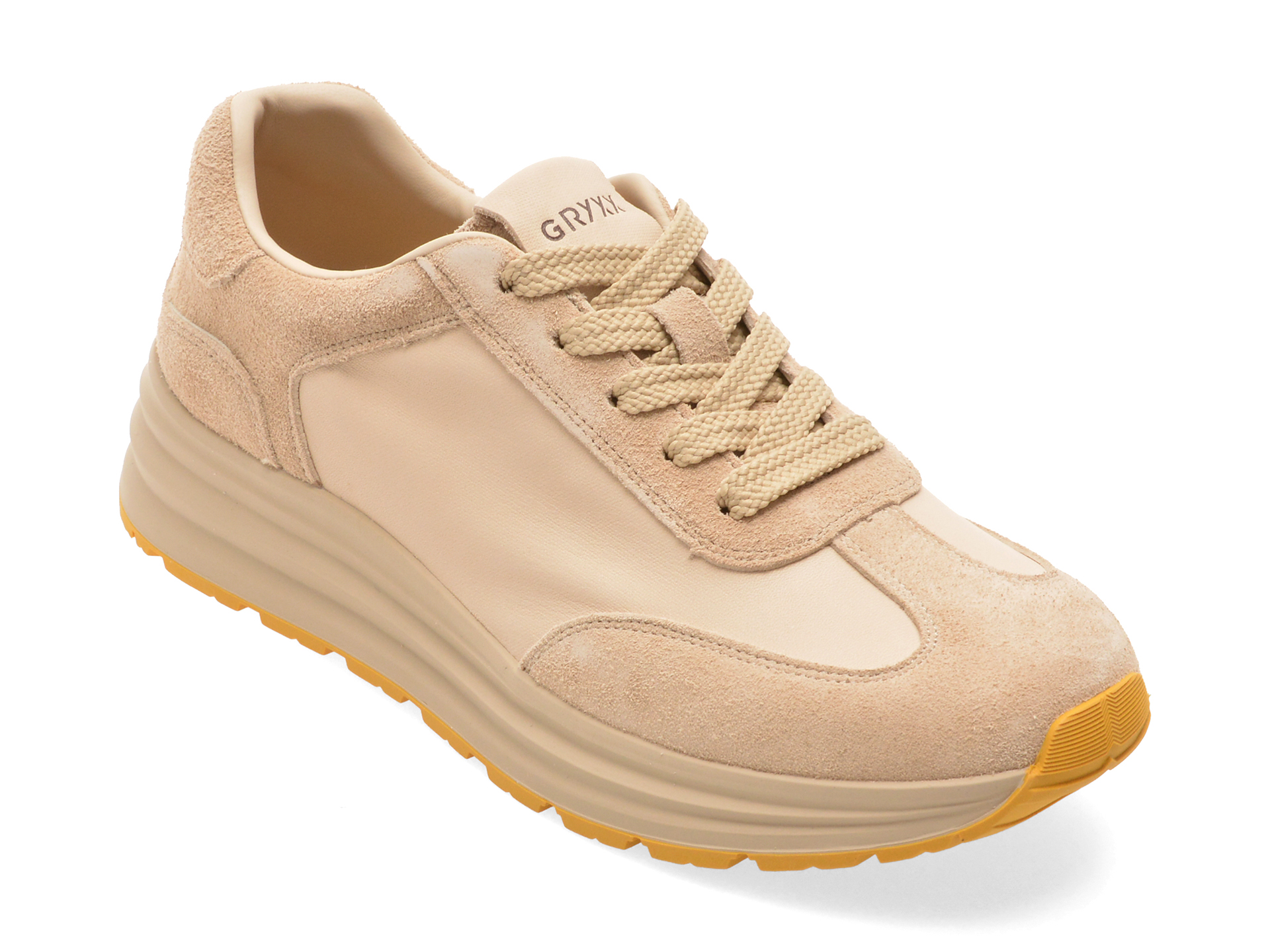 Pantofi Sport GRYXX Bej Piele Naturală