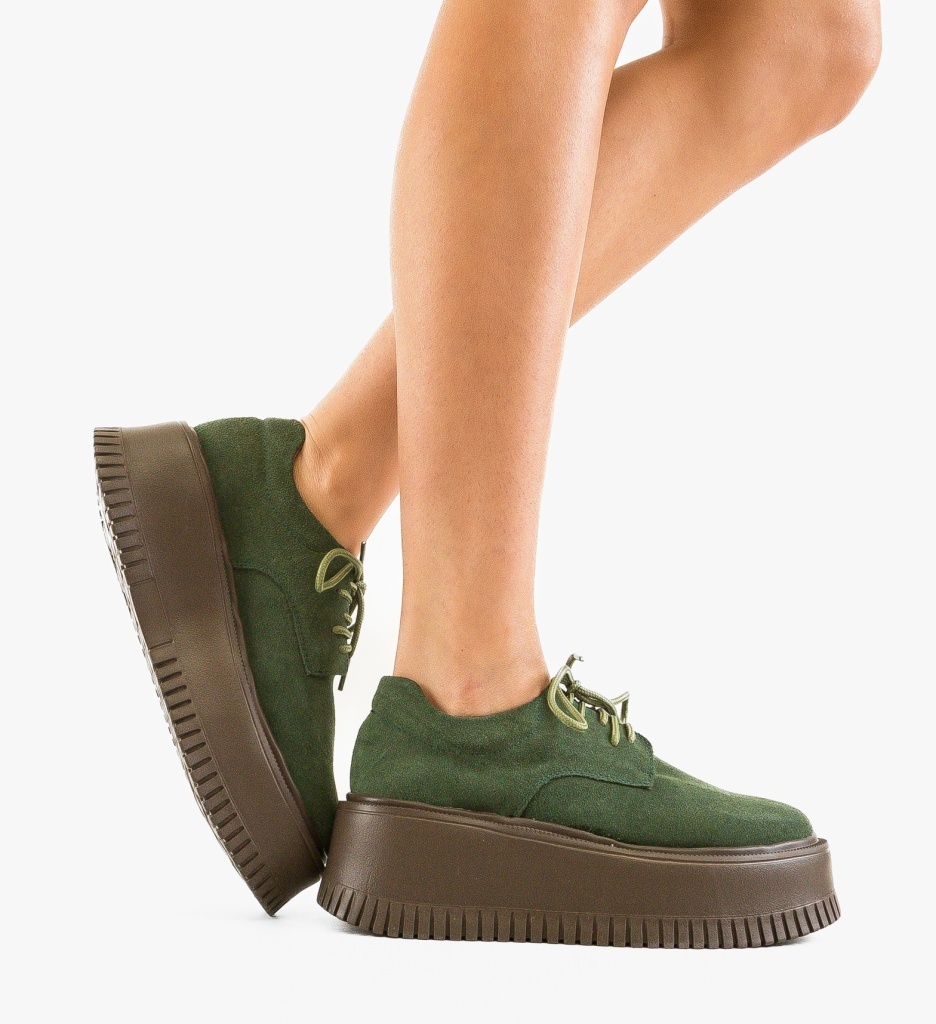 Pantofi Casual Dama Benve Verzi - Confort Stil - imagine 4