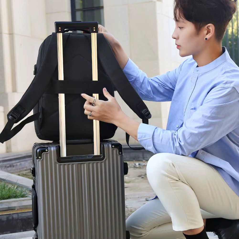 Rucsac Smart Picadili Orien cu Port USB, Negru - imagine 6