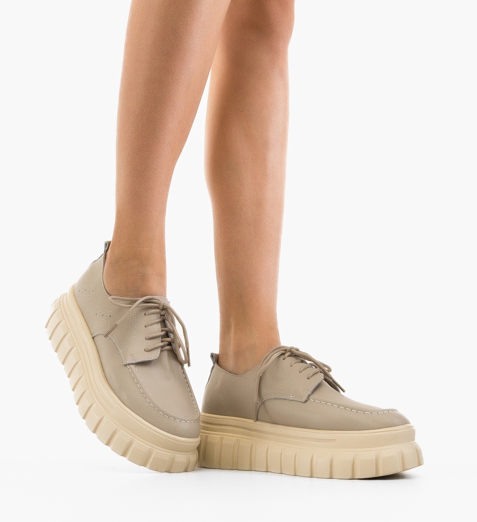 Pantofi Casual Loprem Gri - Confort și Stil Zilnic