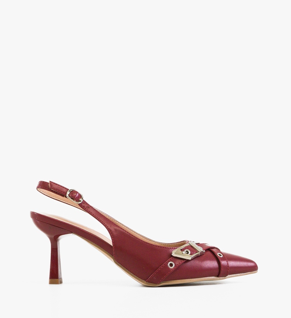 Pantofi Dama Lennox Grena Eleganți - imagine 6