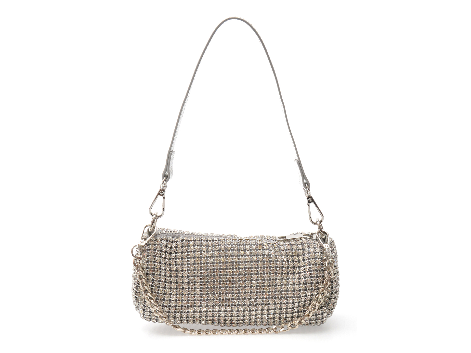 Geanta ALDO PARTY READY Argintie - Stil Elegant