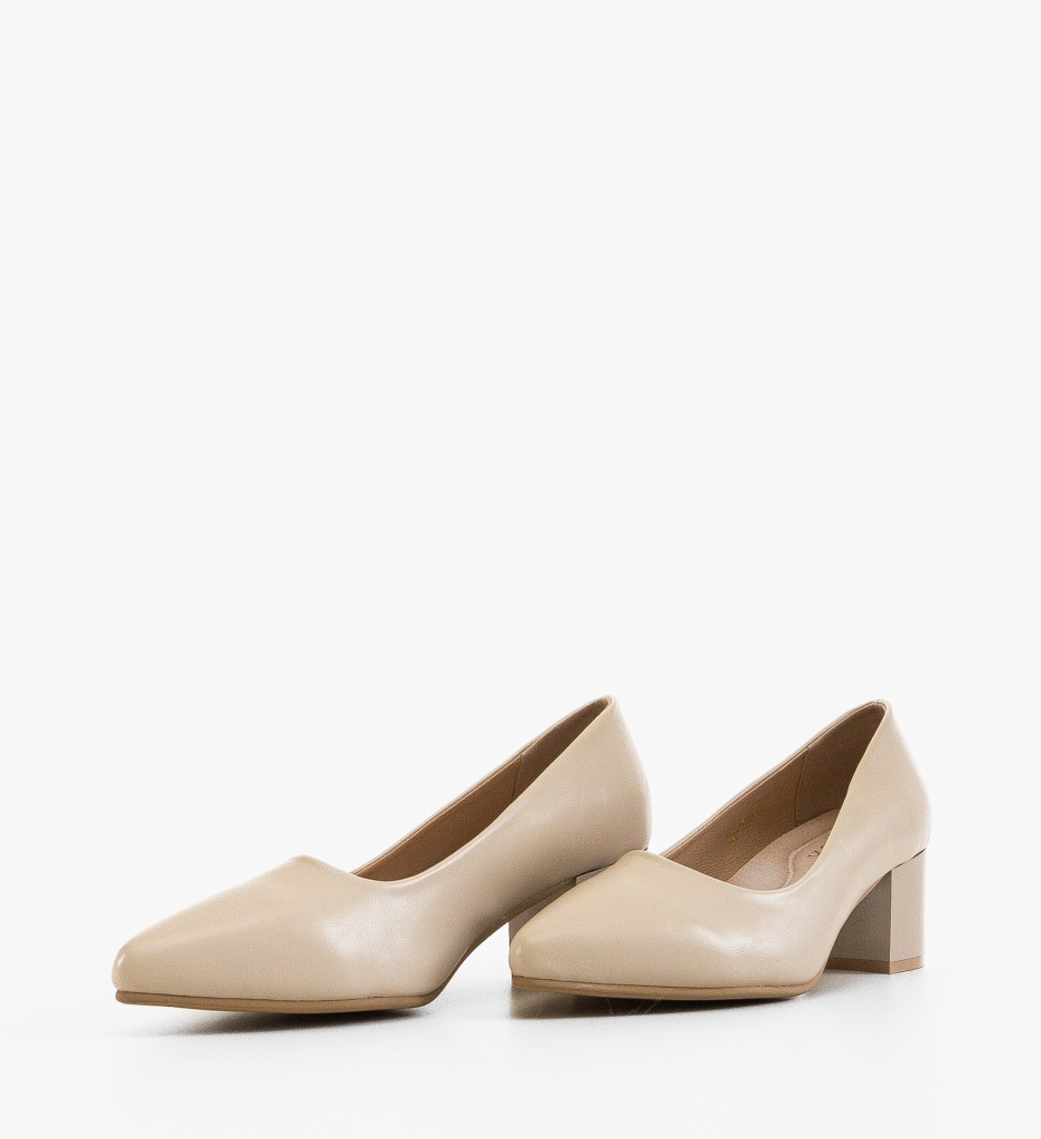 Pantofi Dama Perkins Bej | Eleganță și Confort - imagine 4