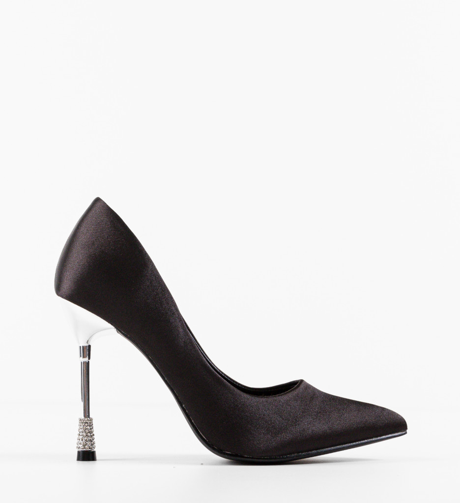 Pantofi Dama Neaksa Negri cu Toc Eleganți - imagine 5