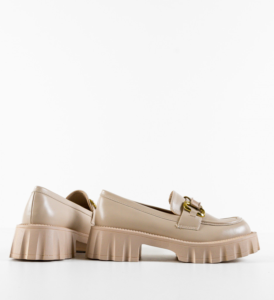 Pantofi Casual Gully Bej - Confort și Stil - imagine 10