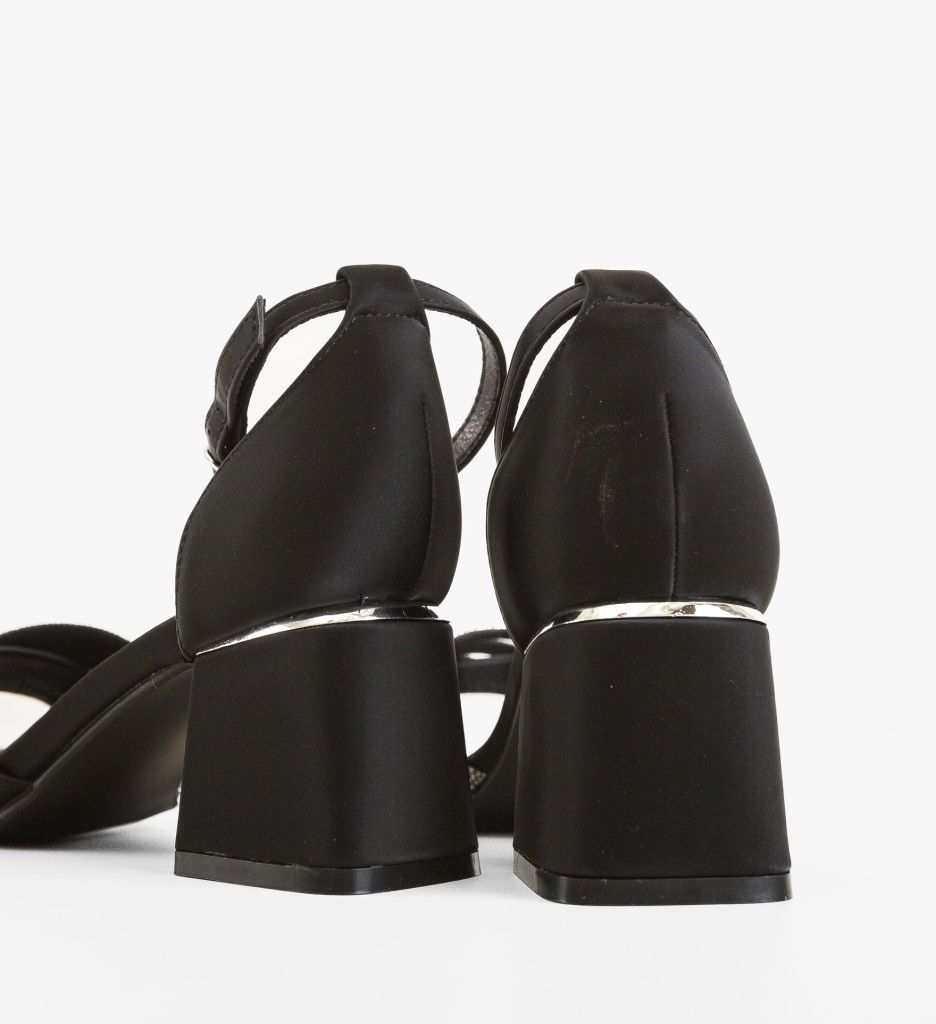 Sandale Toc Pakka Negre - Eleganță și Stil - imagine 5
