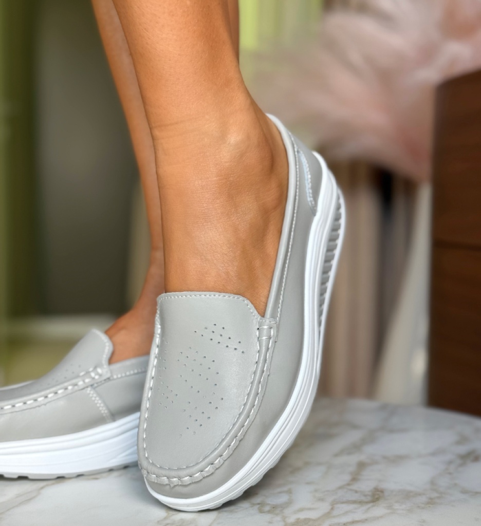 Pantofi Casual Musta Gri - Confort și Stil Zilnic - imagine 2