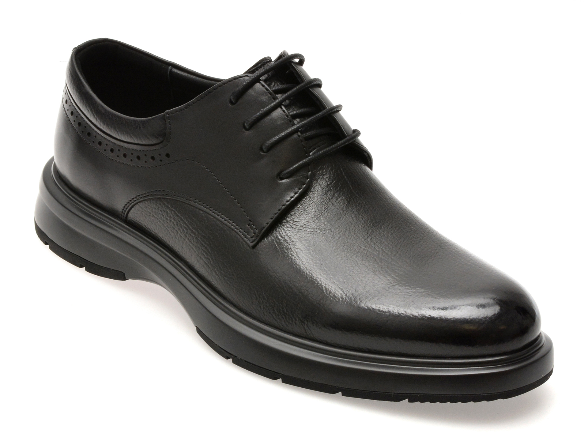 Pantofi EPICA piele naturală negri - eleganță maximă