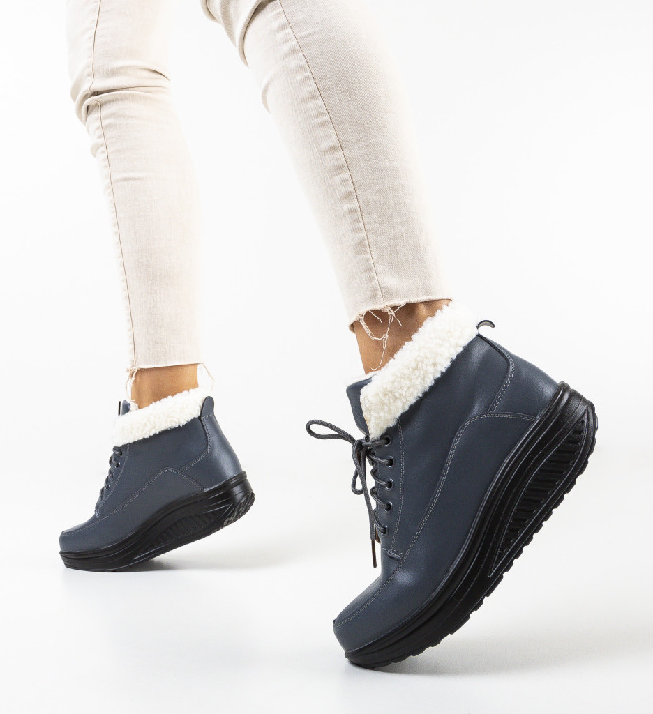 Pantofi Casual Blind Gri - Confort și Stil - imagine 4