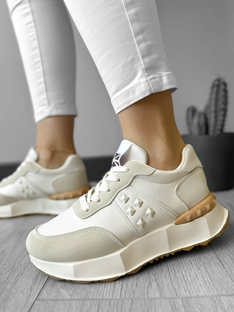 Adidași Dama Casual Bej A01 T7-3 Confort