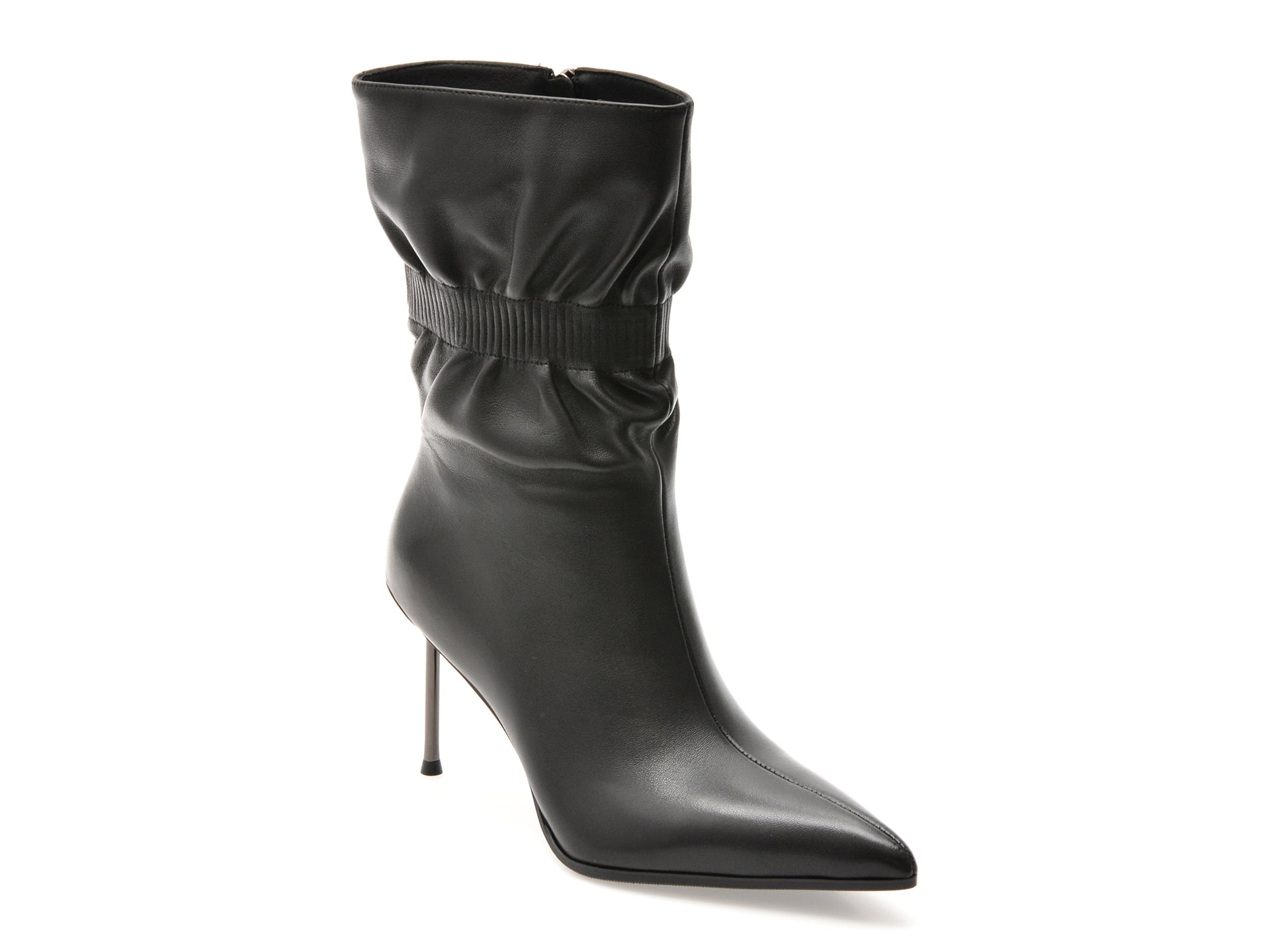 Botine Elegante EPICA Negre | Piele Naturală
