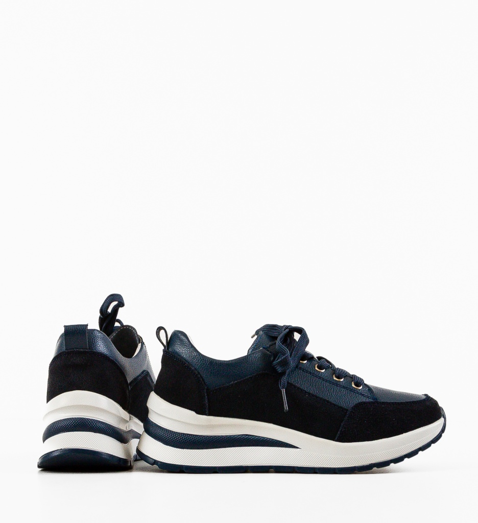 Sneakers Likolas Bleumarin - Confort Sport - imagine 5