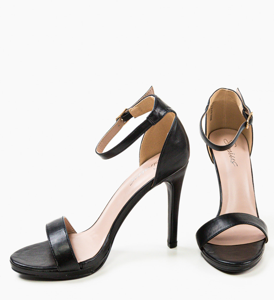 Sandale Caesonia Negre | Eleganță și Stil - imagine 4