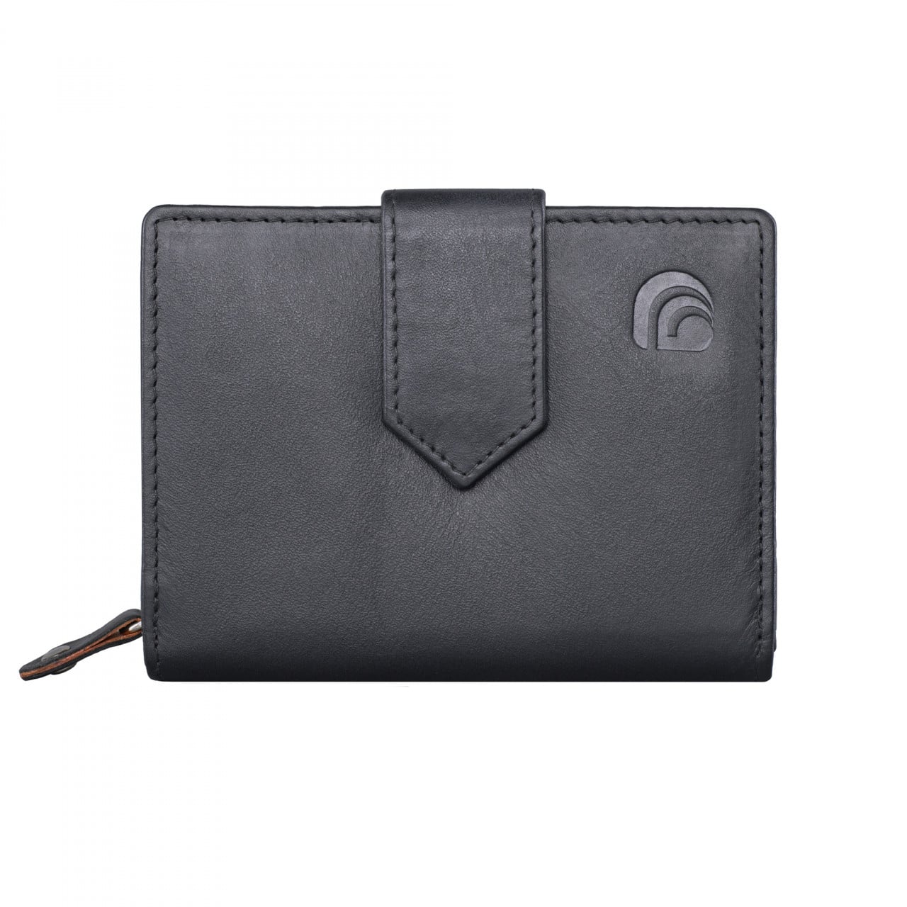 Portofel Delis Melusine PT1222 Piele Naturală Negru