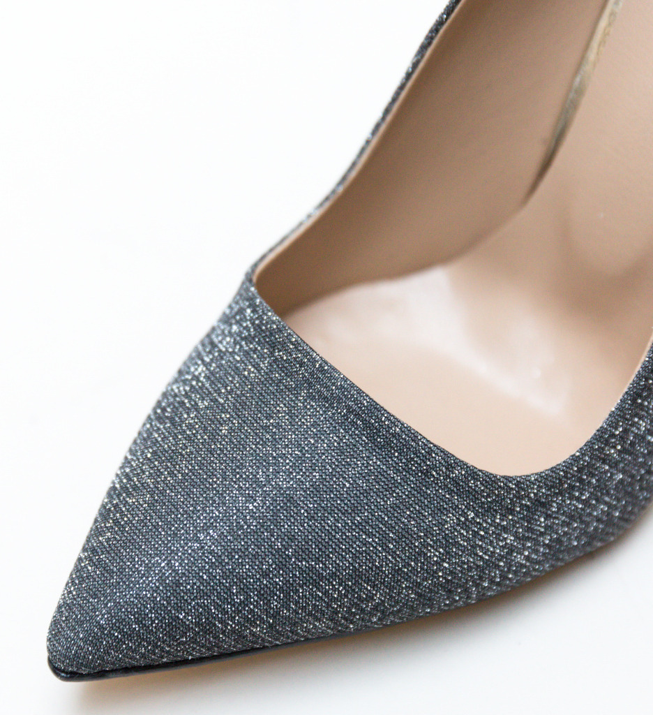 Pantofi cu Toc Guevara Gri | Eleganță Asigurată - imagine 5