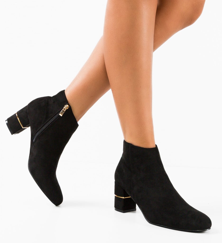Botine Dama Belle Negre - Eleganță și Stil - imagine 2