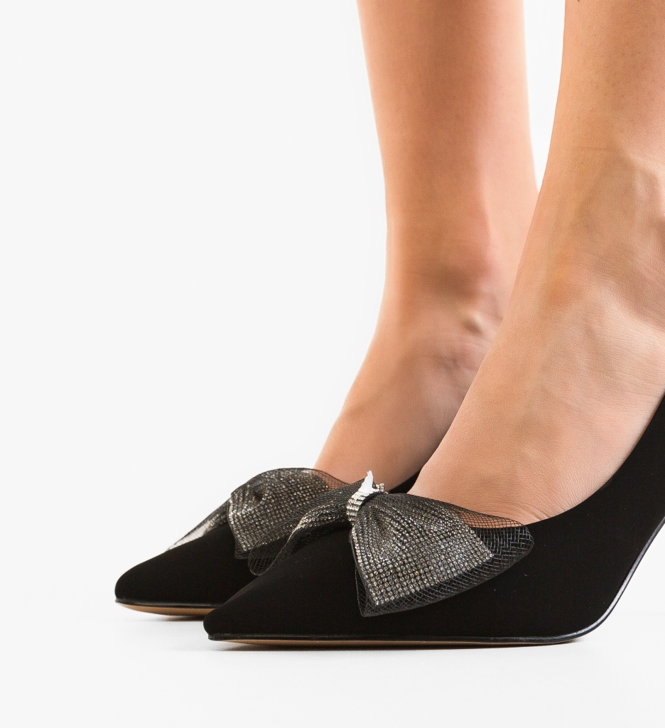 Pantofi Dama Helbert Negri | Eleganță și Stil - imagine 3