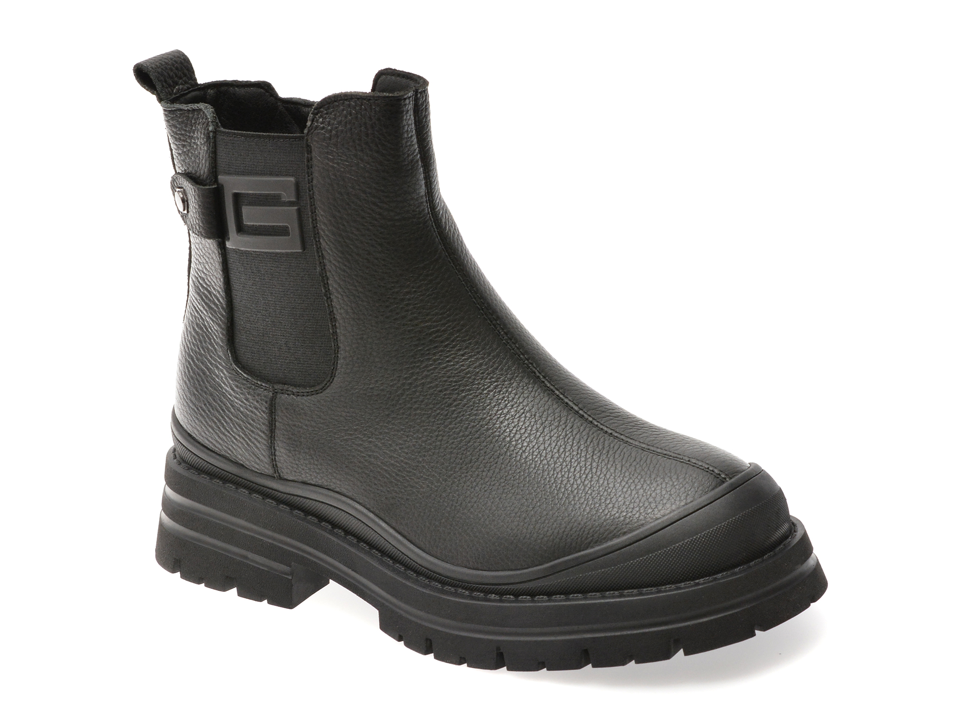 Ghete GRYXX Negre Piele Naturală Elegante