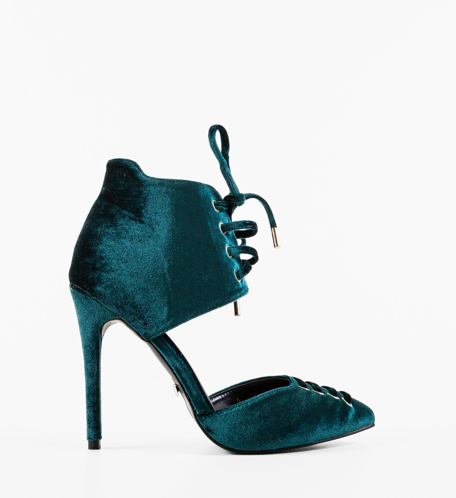 Pantofi Dama Verzi cu Toc - Stil și Eleganță - imagine 6