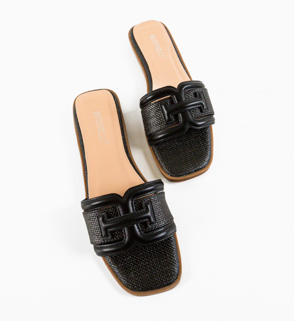 Papuci Dama Stomp Negri - Confort si Stil