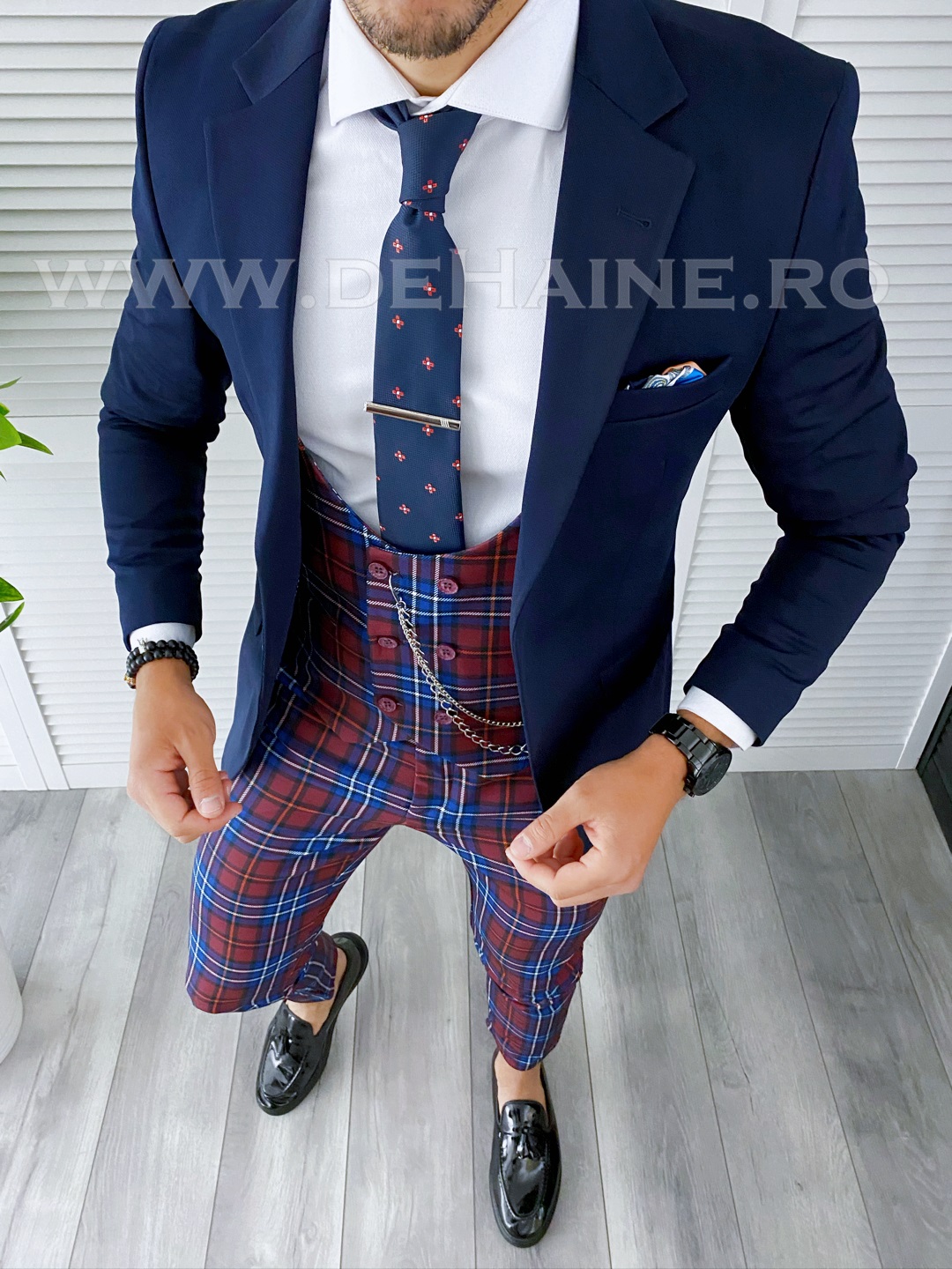 Tinută Smart Casual Barbati Slim Fit - 4 Piese