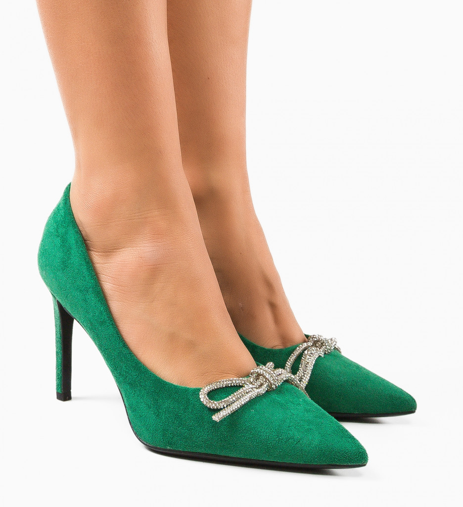 Pantofi Toc Tarsay Verzi - Eleganță Asigurată - imagine 4