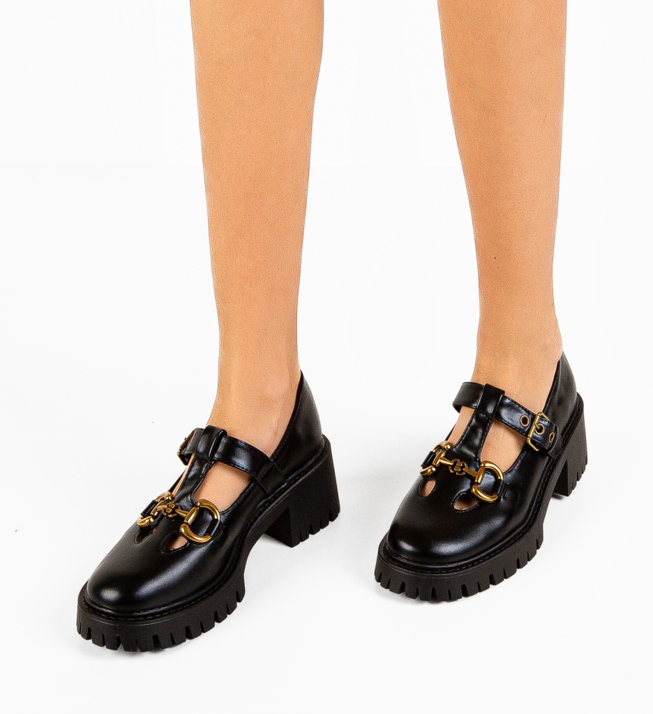 Pantofi Casual Ellingt Negri - Confort și Stil - imagine 3